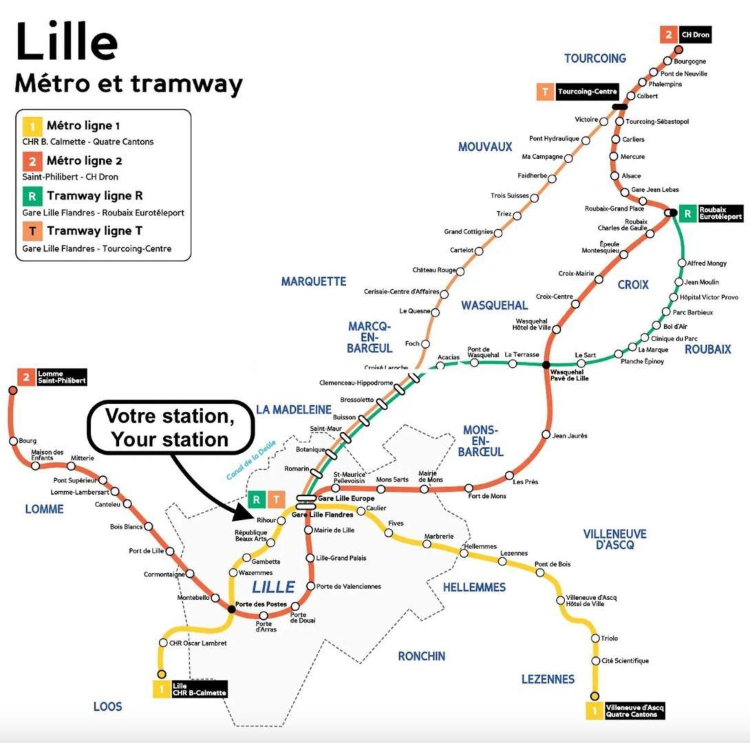Vieux Lille Triplex De 100 M2 아파트 외부 사진